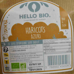 Haricots Azukis Bio (500 g) - Image du produit
