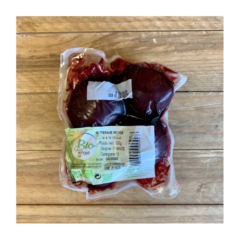 Betterave Primeur cuite sous vide Bio (500g) - Image du produit