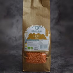 Lentilles Corail bio (500 g) - Image du produit