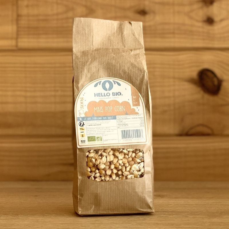 Maïs Pop Corn Bio (500 g)