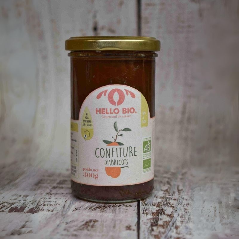 Confiture d'Abricots Bio (300g)